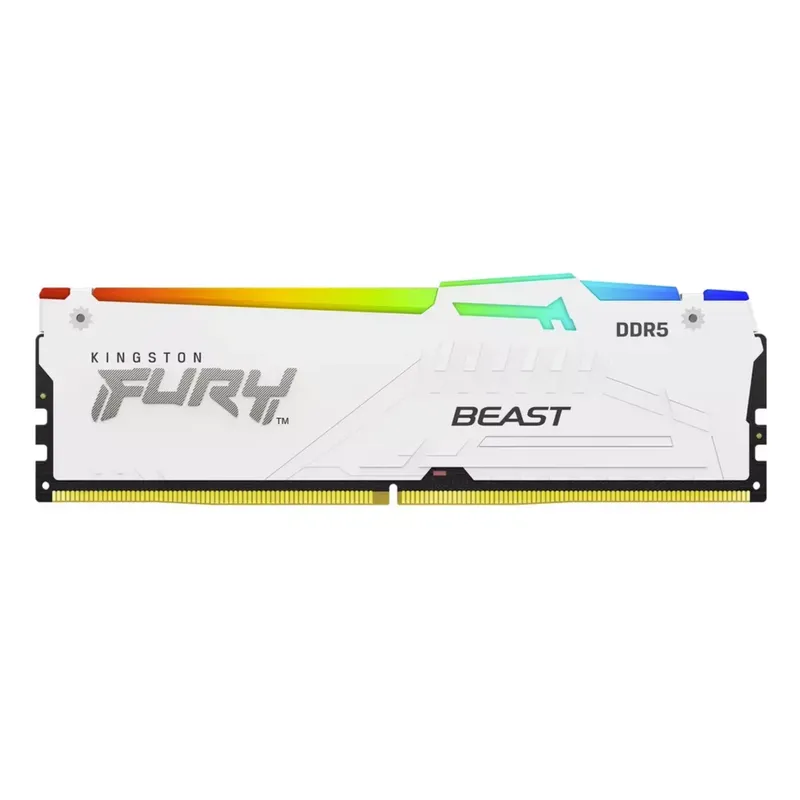 킹스톤 FURY 화이트 RGB 32G(2x16GB) 6 - 64Gb Ddr5 6000Mhz Cl30 2X32Gb Desktop 리뷰 및 가격