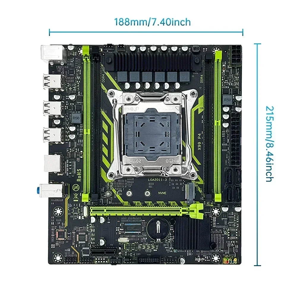 SOYO X99 마더보드 세트(LGA2011-3 Xeo - 128Gb Ddr4 Ecc Lrdimm 3200Mhz 리뷰 및 가격